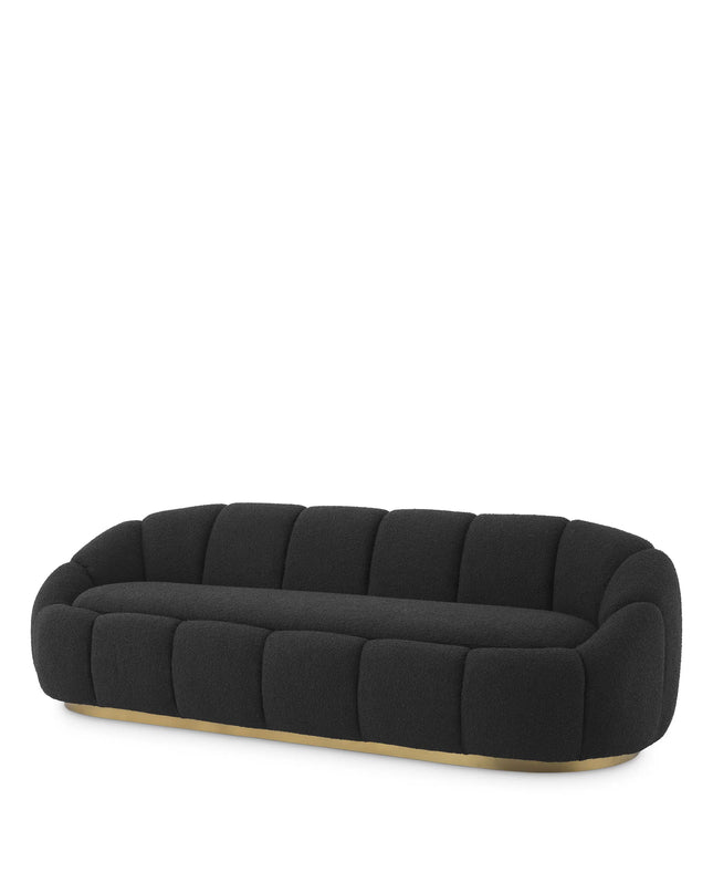 EICHHOLTZ | SOFA INGER - BOUCLÉ BLACK