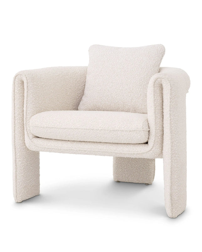 EICHHOLTZ | CHAIR TOTO - BOUCLÉ CREAM