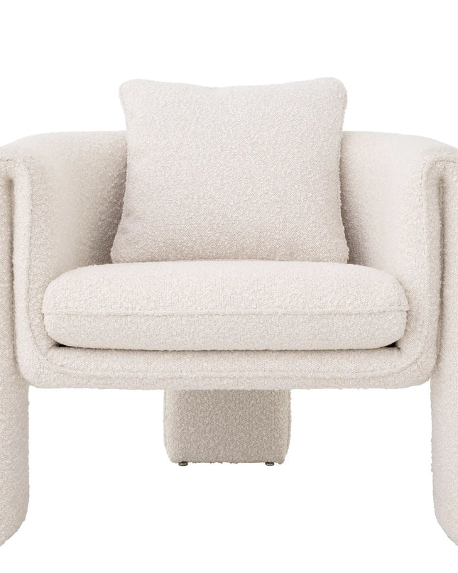 EICHHOLTZ | CHAIR TOTO - BOUCLÉ CREAM