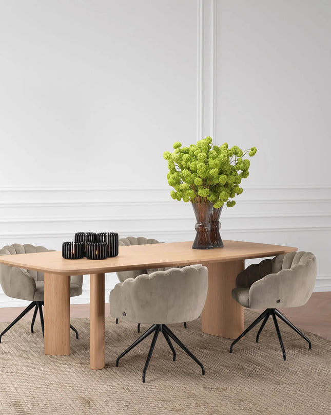EICHHOLTZ | DINING TABLE HARMONIE - NATURAL OAK