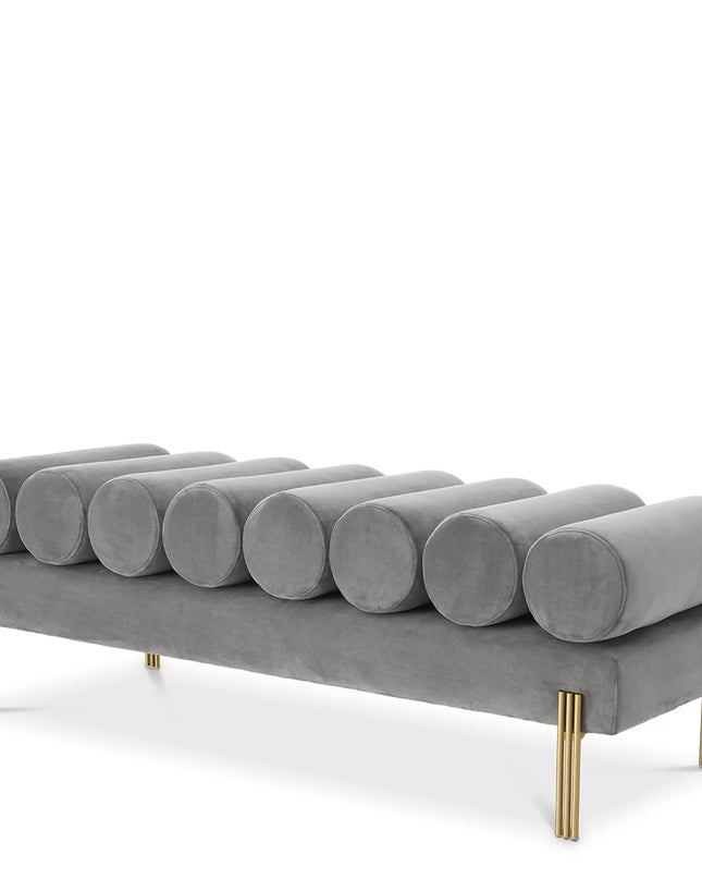 EICHHOLTZ | BENCH OXLEY - LIGHT GREY