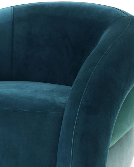 EICHHOLTZ | SWIVEL CHAIR NOVELLE - SEA GREEN VELVET - SHOWROOM ARTIKEL