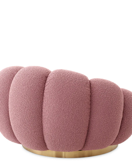 EICHHOLTZ | SWIVEL CHAIR MELLO - BOUCLÉ ROSE