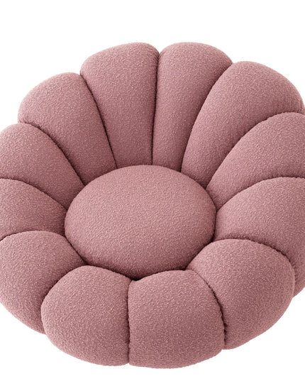 EICHHOLTZ | SWIVEL CHAIR MELLO - BOUCLÉ ROSE