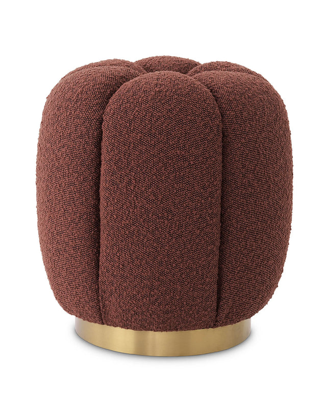 EICHHOLTZ | STOOL ORCHANIC - BOUCLÉ ROUGE