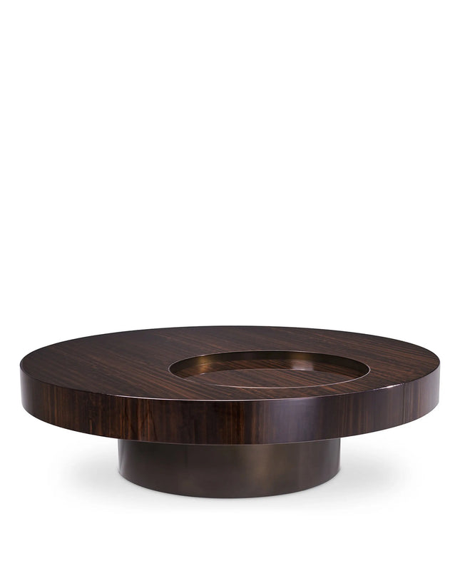 EICHHOLTZ | COFFEE TABLE OTUS ROUND - BRONZE FINISH