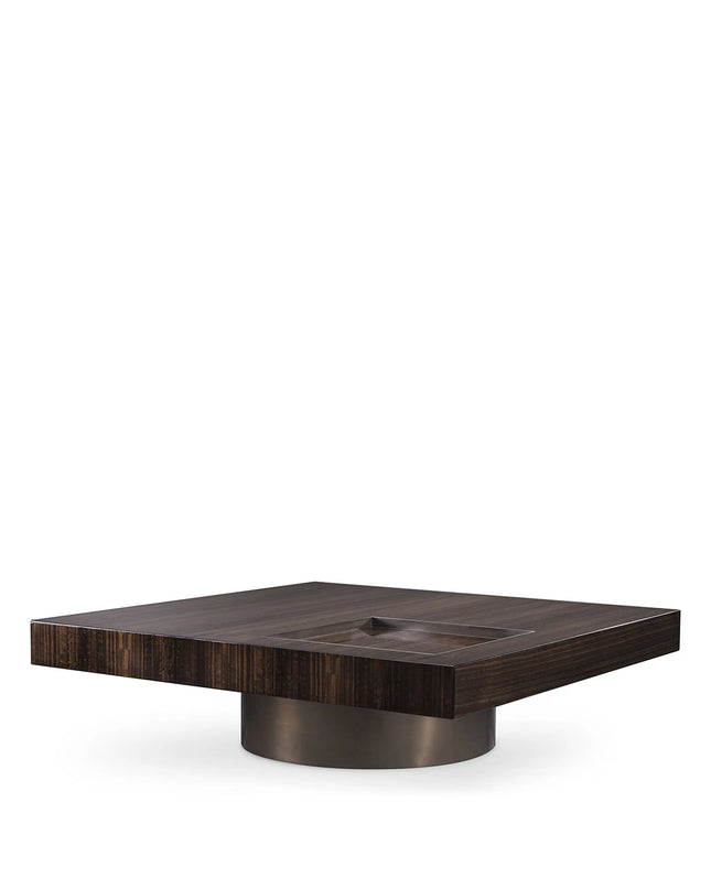 EICHHOLTZ | COFFEE TABLE OTUS SQUARE - BRONZE FINISH
