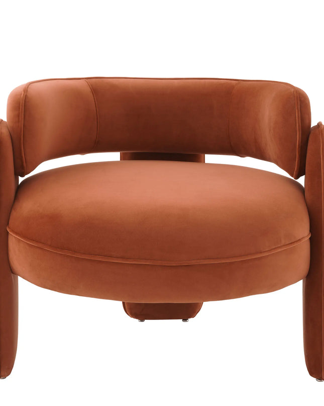 EICHHOLTZ | CHAIR CHAPLIN - ORANGE VELVET