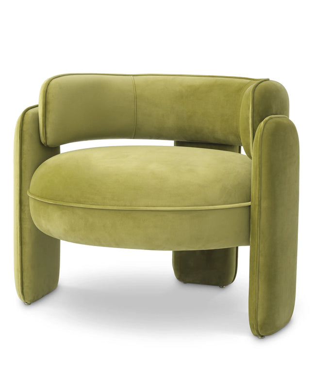 EICHHOLTZ | CHAIR CHAPLIN - VINTAGE GREEN VELVET