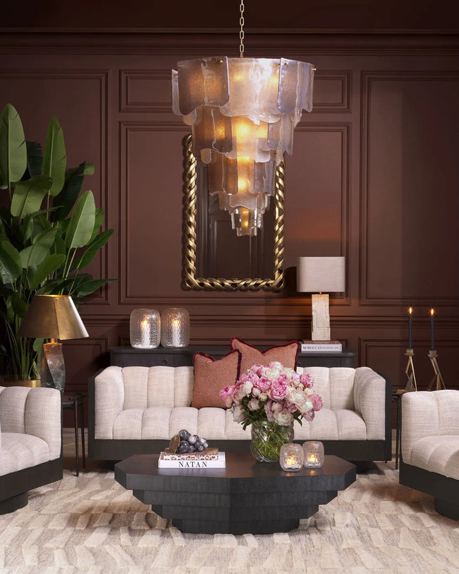 EICHHOLTZ | CHANDELIER ASINARA L - SMOKE GLASS