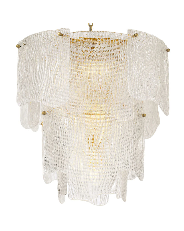 EICHHOLTZ | CHANDELIER ASINARA S - TEXTURED GLASS