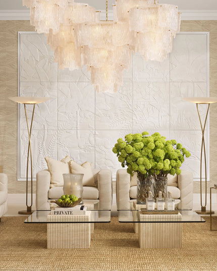 EICHHOLTZ | CHANDELIER ASINARA S - TEXTURED GLASS