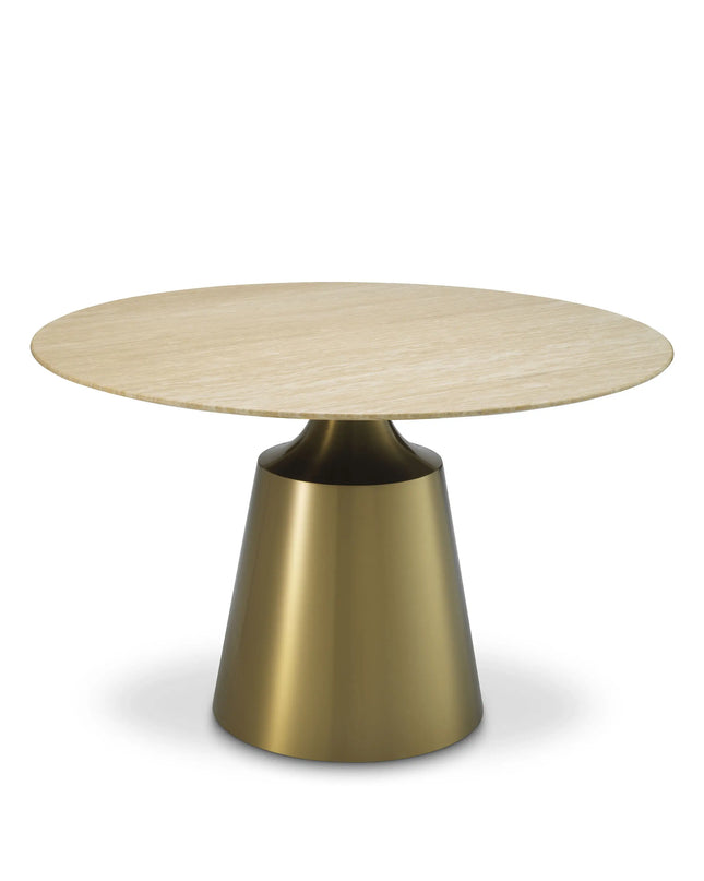 EICHHOLTZ | DINING TABLE NATHAN - TRAVERTINE