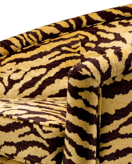 EICHHOLTZ | SWIVEL CHAIR CATENE - TIGRIS BROWN