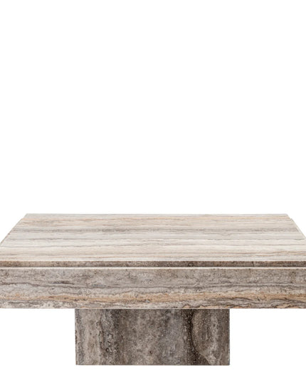 EICHHOLTZ | COFFEE TABLE SARTORIA - TRAVERTINE SILVER