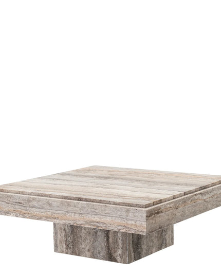 EICHHOLTZ | COFFEE TABLE SARTORIA - TRAVERTINE SILVER