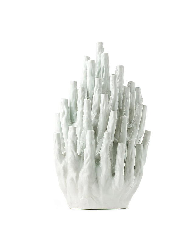 POLS POTTEN | KORAAL VAAS 50 TULPEN - WIT
