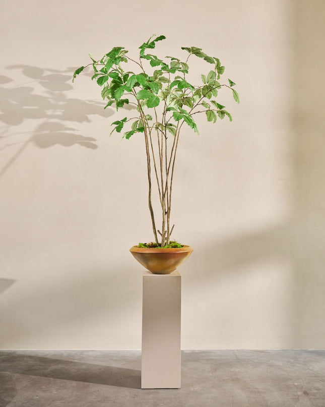 SILK-KA | KASTANJE I/POT GROEN 230 CM