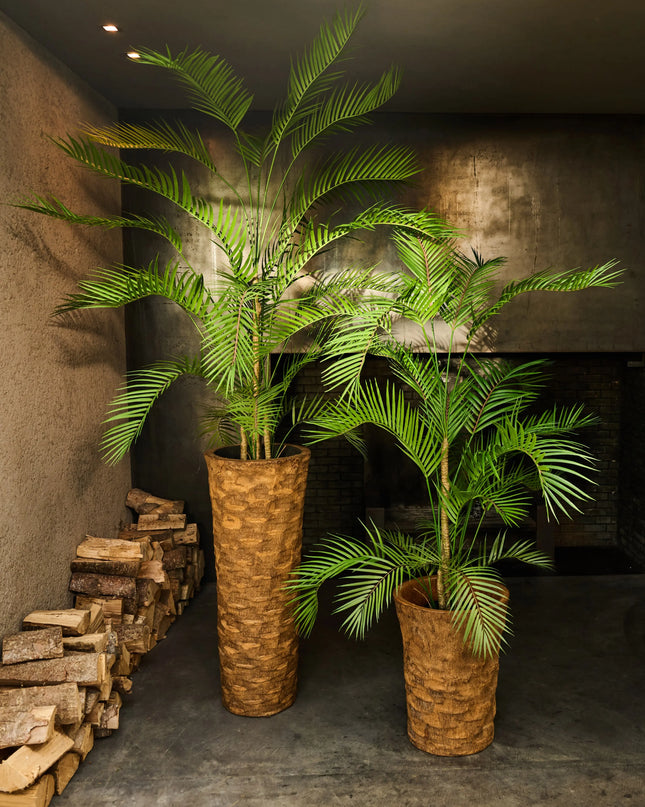 SILK-KA | PALM GROEN 180 CM