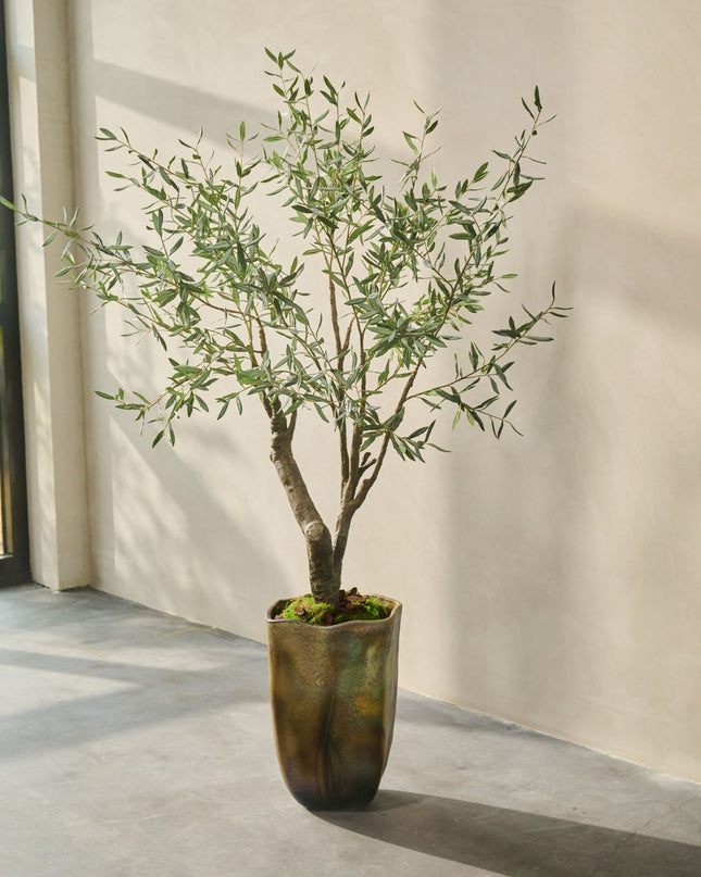 SILK-KA | OLIJF BOOM GROEN 198 CM