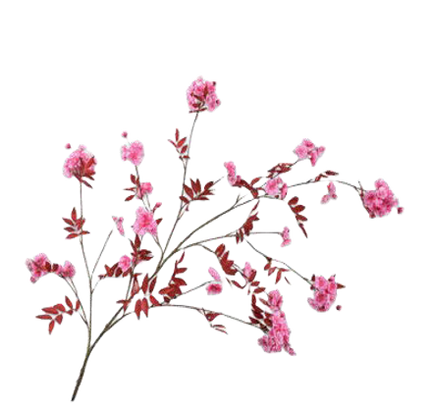 SILK-KA | BLOESEM TAK ROZE 155 CM