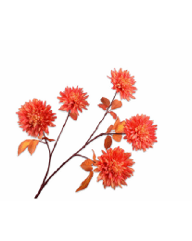 SILK-KA | CHRYSANT TAK ORANJE 105 cm