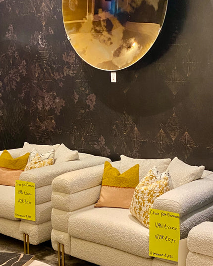 EICHHOLTZ | CHAIR YORK - BOUCLÉ CREAM- SHOWROOM ARTIKEL