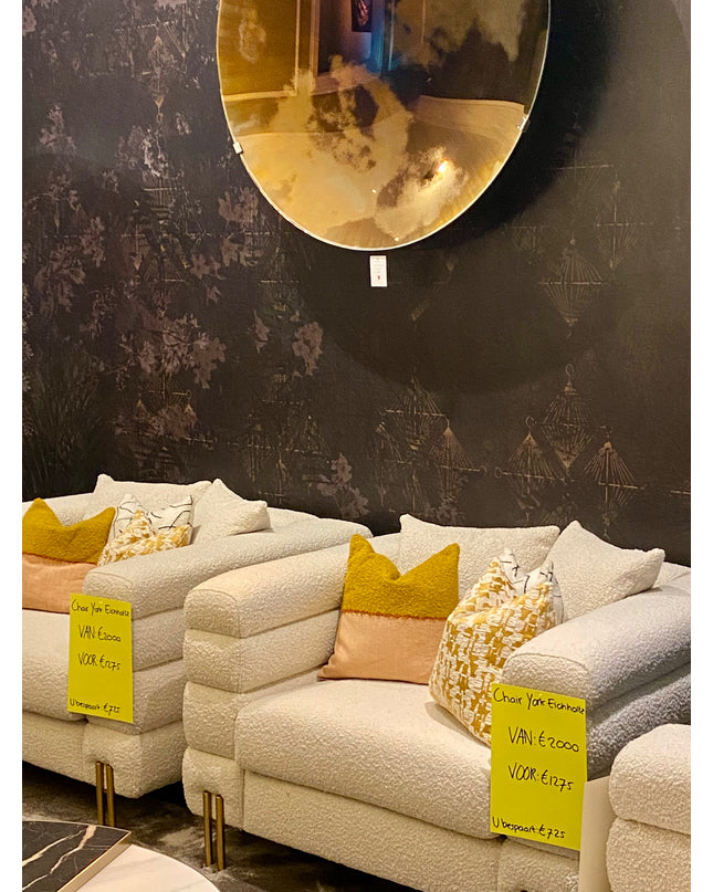 EICHHOLTZ | CHAIR YORK - BOUCLÉ CREAM- SHOWROOM ARTIKEL