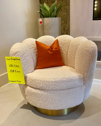 EICHHOLTZ | SWIVEL CHAIR MIRAGE - BOUCLÉ CREAM - SHOWROOM ARTIKEL