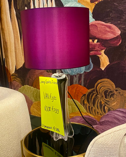 EICHHOLTZ | TABLE LAMP CASTILLO - PURPLE- SHOWROOM ARTIKEL