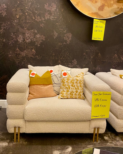 EICHHOLTZ | CHAIR YORK - BOUCLÉ CREAM- SHOWROOM ARTIKEL